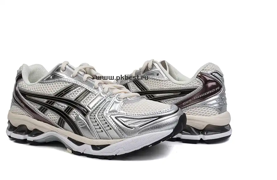 PK GOD Asics Gel-Kayano 14  Y2K  Black, white and silver RETAIL MATERIALS READY TO