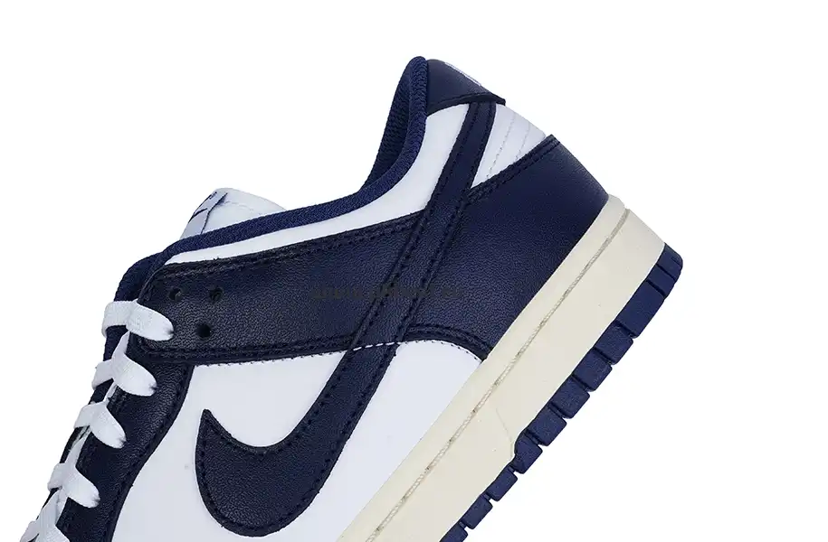 PK GOD Dunk Low Vintage Navy W RETAIL MATERIALS READY TO SHIP