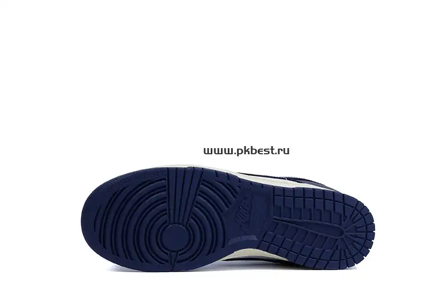 PK GOD Dunk Low Vintage Navy W RETAIL MATERIALS READY TO SHIP