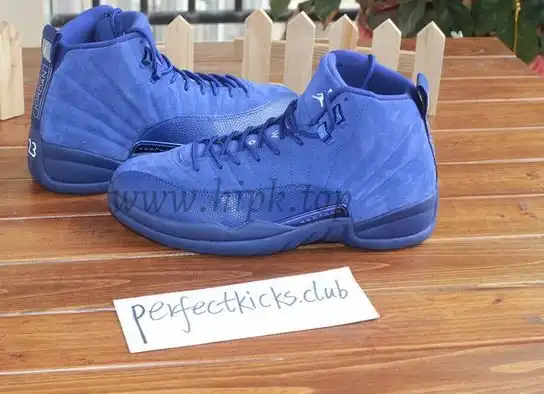 Authentic Air jordan 12 Premium Deep Royal Blue