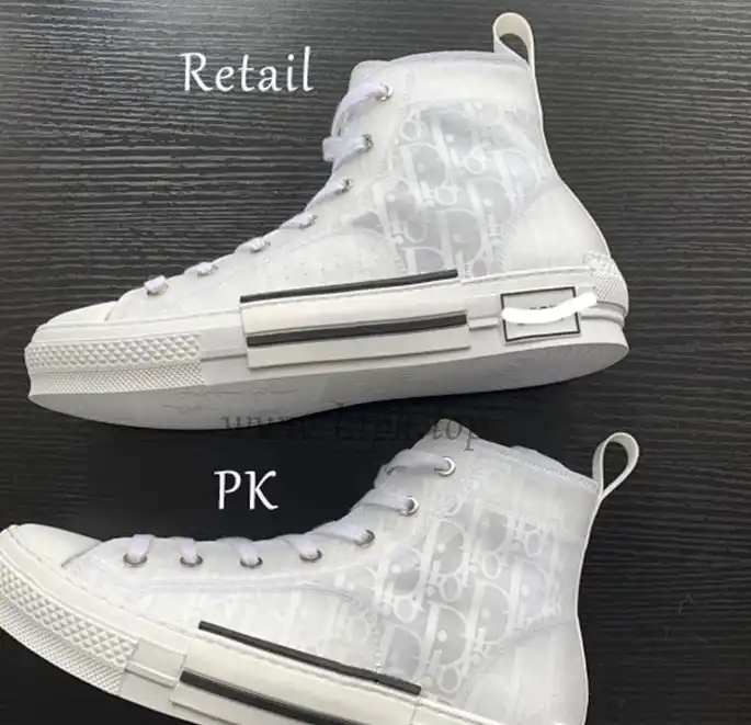 PK GOD Dior B33 TENNIS  DO  EMBROIDERED  CANV Gray & PINK RETAIL MATERIALS READY TO SHIP