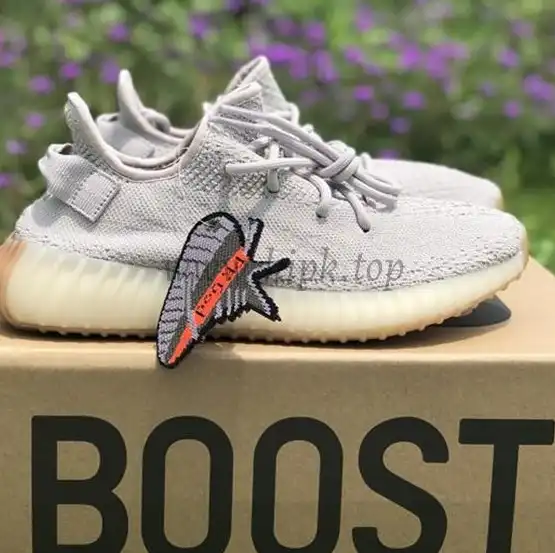 PK GOD ADIDAS YEEZY BOOST 350 V2 ASH BLUE RETAIL MATERIALS READY TO SHIP