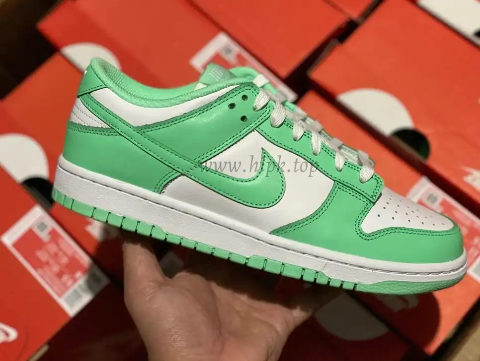 PK GOD nike dunk low Green Glow retail materials ready to ship