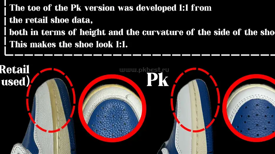 PK5.0 Travis Scott X Fragment X Air Jordan 1 High OG retail materials ready to ship