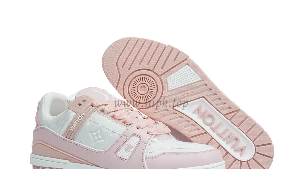 PK god Louis Vuitton LV Trainer pink retail materials ready to ship