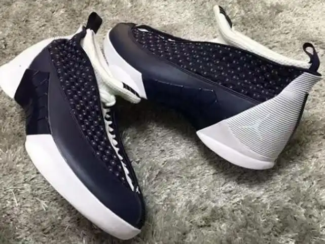 Authentic Air Jordan 15 Obsidian