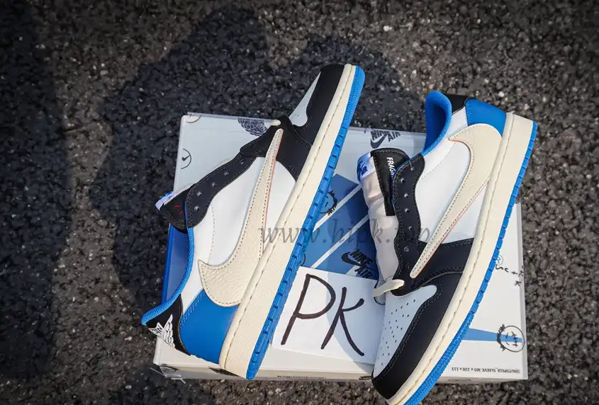 PK 4.0 TRAVIS SCOTT X FRAGEMENT X AIR JORDAN 1 LOW OG RETAIL MATERIALS READY TO SHIP