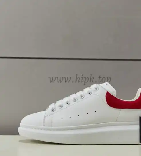 PK GOD Alxnder MC McQueen White smooth calf leather toe black leather heelbest version ready to ship