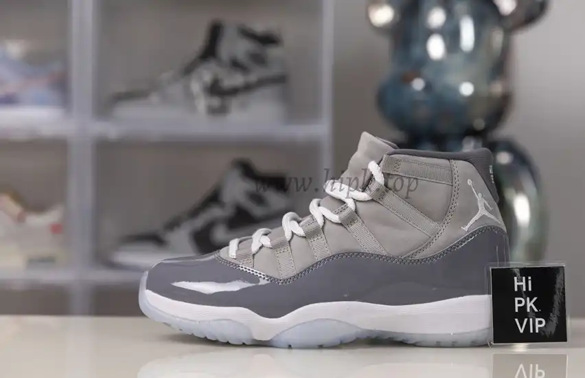 PK GOD Air Jordan 11 cool grey retail materials ready to ship