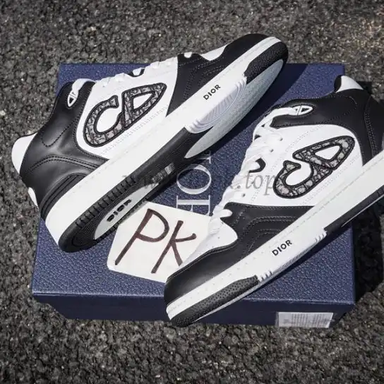 PK GOD Dior B33 TENNIS  DO EMBROIDERED  CANV BLUE & WHITE RETAIL MATERIALS READY TO SHIP