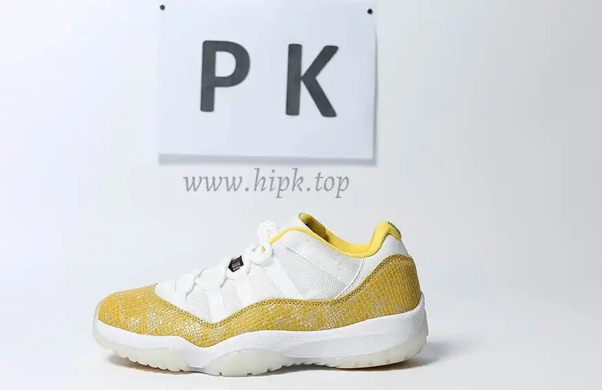 PK GOD Jordan 11 Retro Low Tour Yellow Snakeskin RETAIL MATERIALS READY TO SHIP