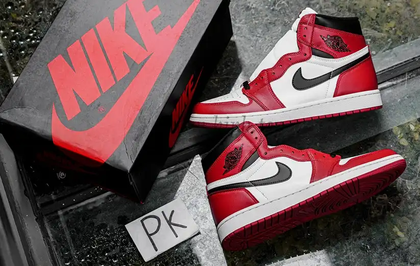 PK GOD Jordan 1 Retro Chicago 2015 RETAIL MATERIALS READY TO SHIP