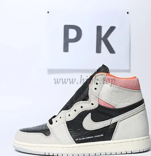 PK GOD Jordan 1 Retro low OG White Red RETAIL MATERIALS READY TO SHIP