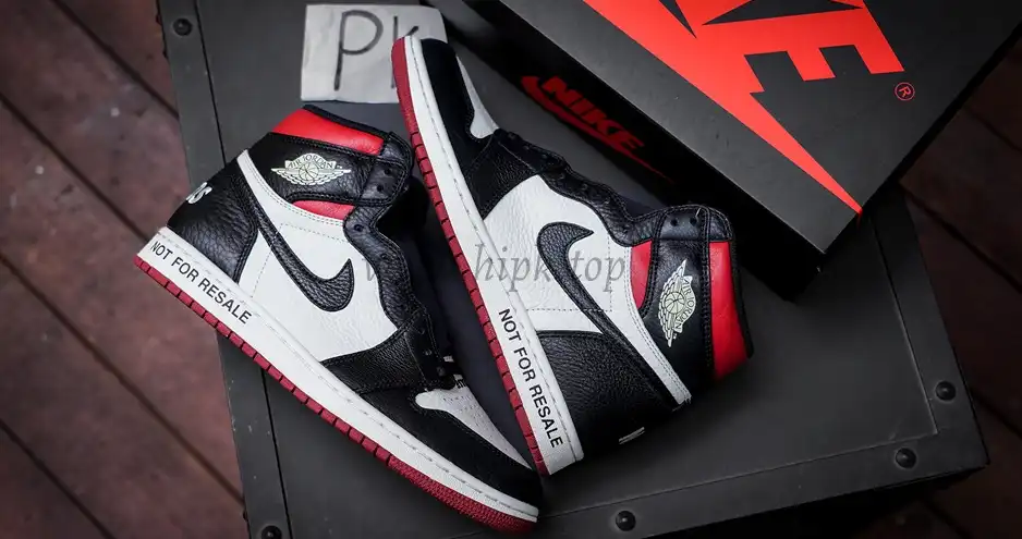 PK GOD Jordan 1 Retro High Not For Resale Varsity Red RETAIL MATERIALS READY TO SHIP