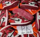 PK God Air Jordan 1 High OG Fearless CNC retail materials ready to ship