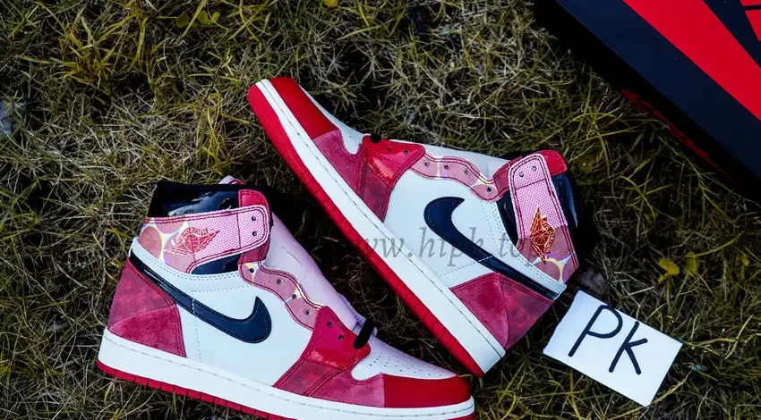 PK 4.0 Jordan 1 Retro High OGSpider-Man Across the Spider-Verse RETAIL MATERIALS READY TO SHIP