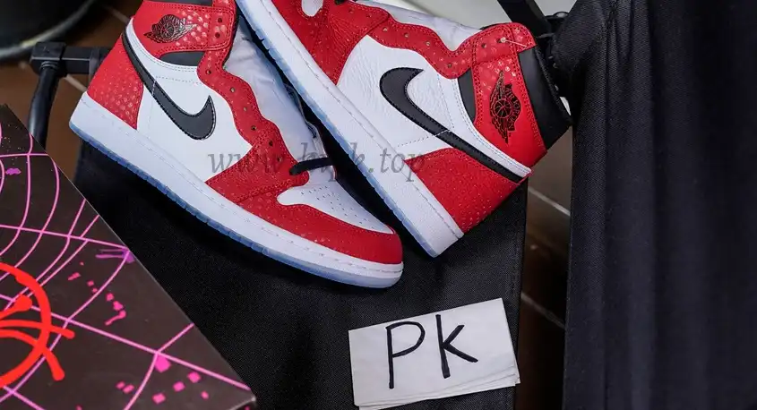 Jordan 1 Retro High Spider Man Origin Story RETAIL MATERIALS READY TO SHIP