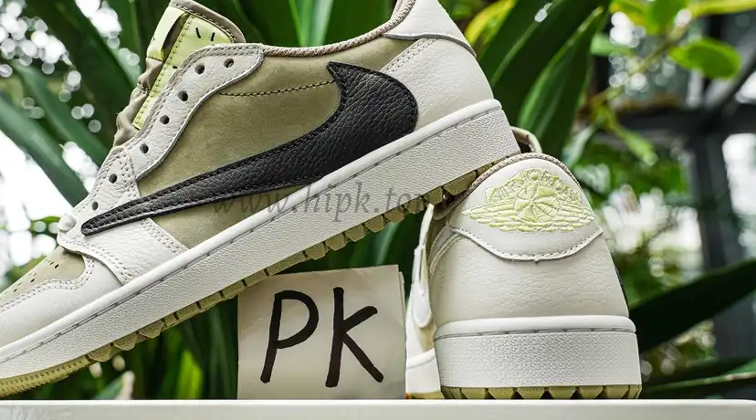 PK 4.0 Jordan 1 Retro Low Golf Travis Scott Neutral Olive RETAIL MATERIALS READY TO SHIP