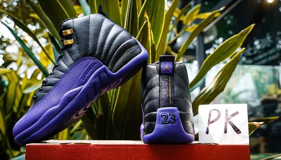 PK GOD Jordan 12 Retro Field Purple RETAIL MATERIALS READY TO SHIP