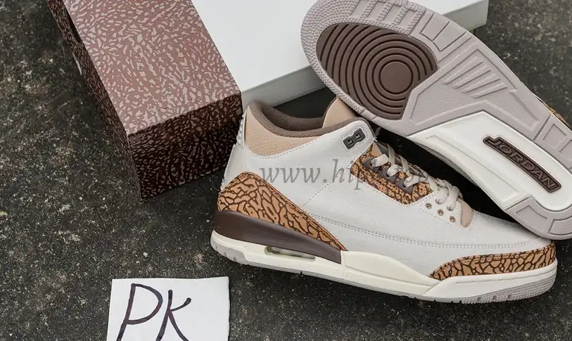 PK GOD Jordan 3 Retro Palomino RETAIL MATERIALS READY TO SHIP