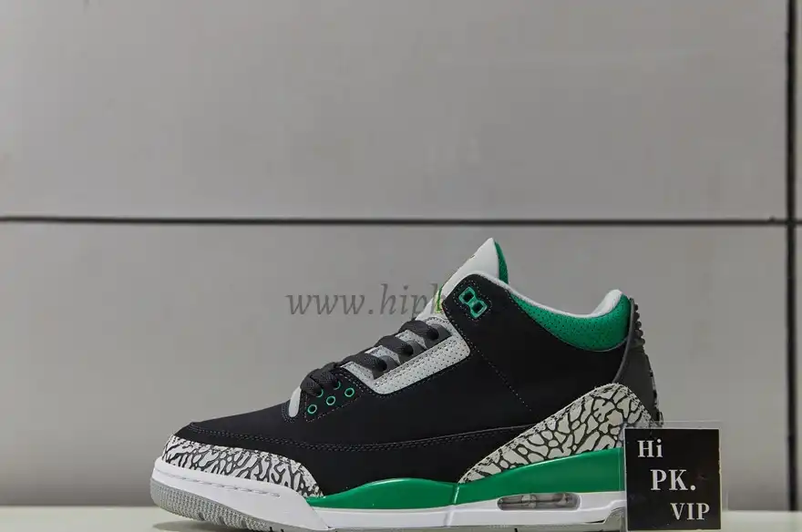 PK GOD Jordan 3 Retro Pine Green Retail Materials Ready to Ship