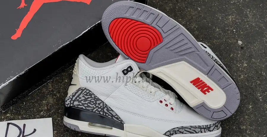 PK GOD Jordan 3 Retro White Cement Reimagined RETAIL MATERIALS READY TO SHIP