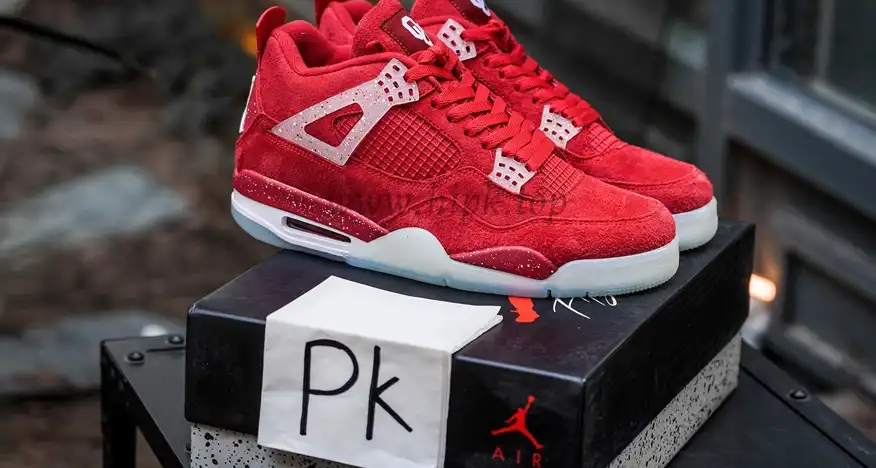 PK GOD Jordan 4 Retro Oklahoma Sooners PE retail materials ready to ship