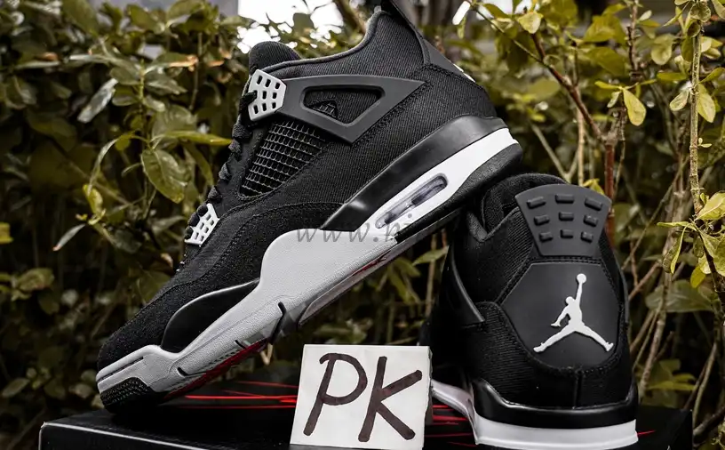 PK GOD Jordan 4 Retro SE Black Canvas RETAIL MATERIALS READY TO SHIP