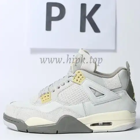 PK GOD Jordan 4 Undefeated Travis Scott Olive RETAIL MATERIALS READY TO SHIP