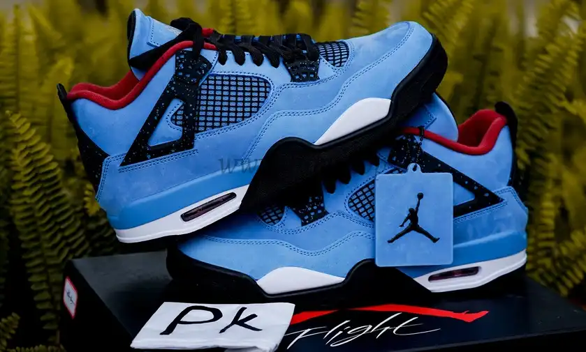 PK5.0 Jordan 4 Retro Travis Scott Cactus Jack RETAIL MATERIALS READY TO SHIP