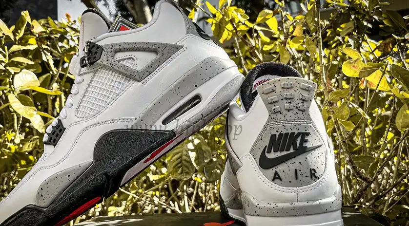 PK GOD Jordan 4 Retro White Cement RETAIL MATERIALS READY TO SHIP