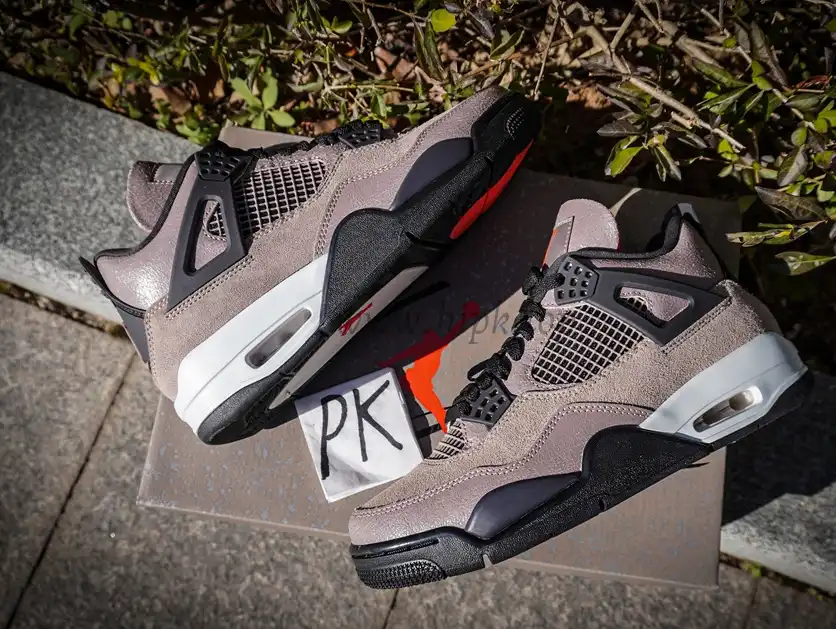 PK god Jordan 4 RetroTaupe Haze RETAIL MATERIALS READY TO SHIP