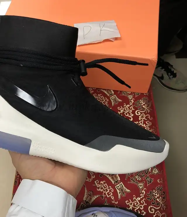 EXCLUSIVE RETAIL PK GOD NIKE AIR FEAR OF GOD 1 LIGHT BLACK BLACK AAR4237-001READY TO SHIP