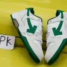 PK GOD OFF-WHITE OOO Low Tops Green White RETAIL MATERIALS READY TO SHIP