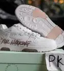 Pk God OFF-WHITE x Air Force 1 Low Black Silver retail materials ready to ship