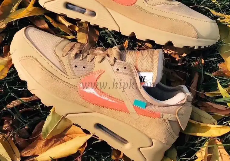 PK GOD Off-White x Nike Air Max 90 Desert Ore ready to ship