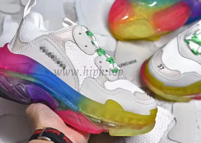 PK GOD PARIS TRIPLE S TRAINER Rainbow ready to ship