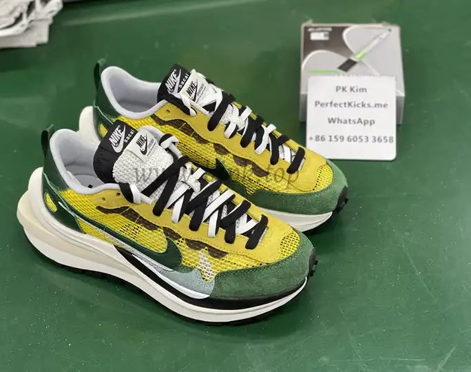 PK God sacai X Nike vaporwaffle tour yellowretail materials ready to ship