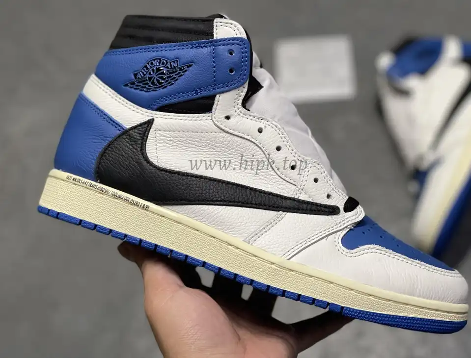 PK 4.0 Travis Scott X Fragment X Air Jordan 1 High OG retail materials ready to ship