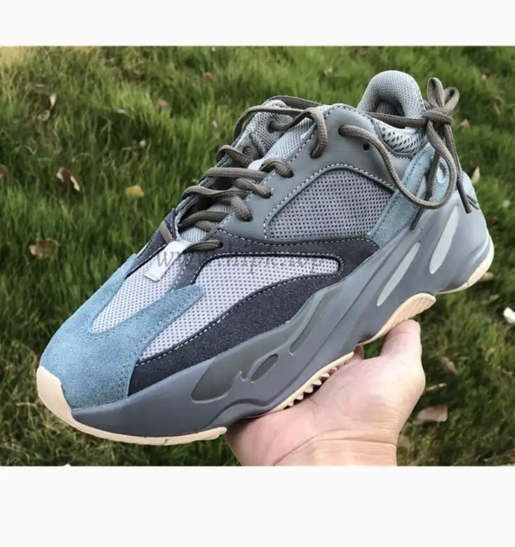 PK GOD YEEZY 700 BOOST Teal Blue RETAIL MATERIALS READY TO SHIP