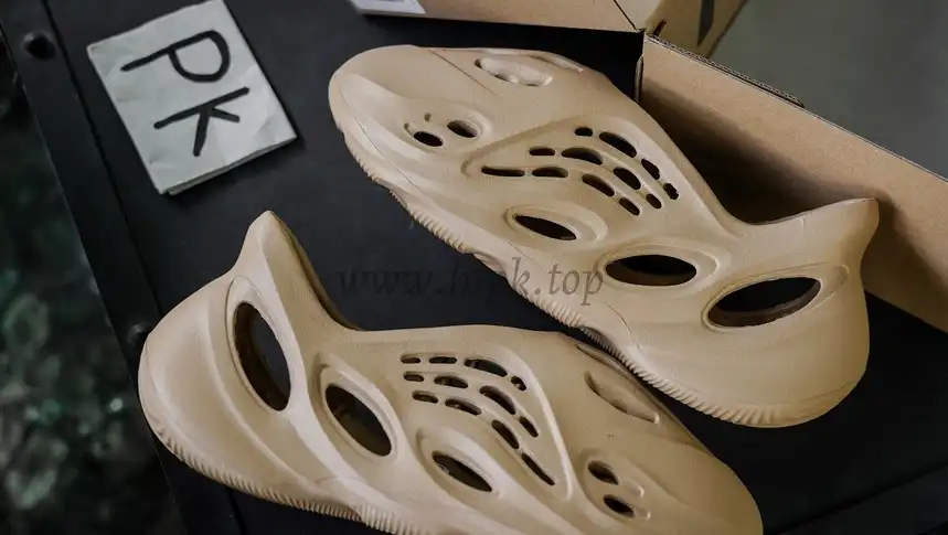 PK GOD adidas Yeezy Foam RNNR Ochre RETAIL MATERIALS READY TO SHIP