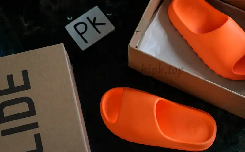 PK God Adidas Yeezy Slide Enflame Orange retail materials ready to ship