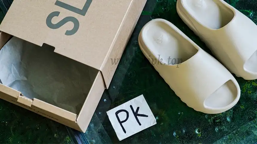 PK GOD adidas Yeezy Slide Pure (Restock Pair) RETAIL MATERIALS READY TO SHIP