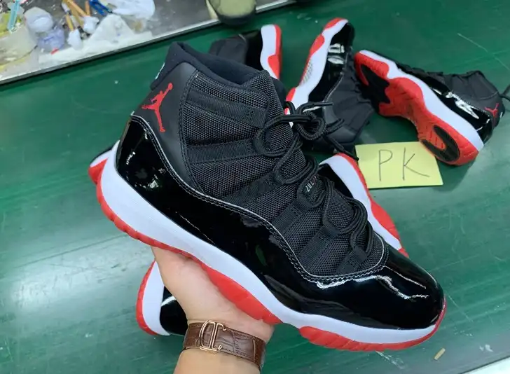 PK God 2019 year retail version Air Jordan 11 “Bred”retail materials ready to ship