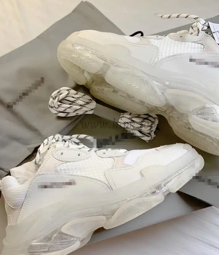 PK God Balencia Paris triple s true white 2019 version newest sole official with retail materials ready to ship