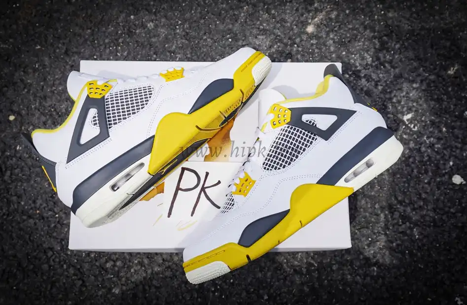 PK God Jordan 4 Vivid Sulfur retail materials ready to ship