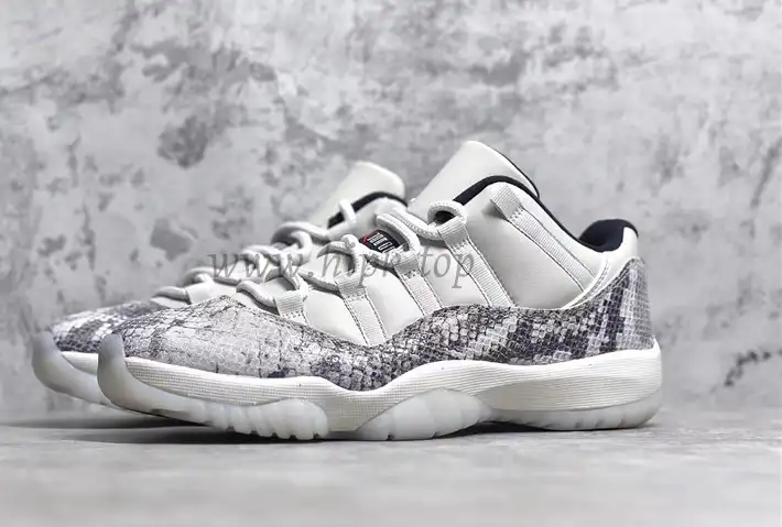 PK God Jordan Retro 11 Low Snakeskin Light Bone real snakeskin ready to ship