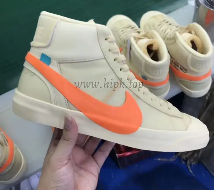 PK God OFF-WHITE x Nike Blazer Mid Orange“ALL HALLOWS EVE”retail materials ready to ship