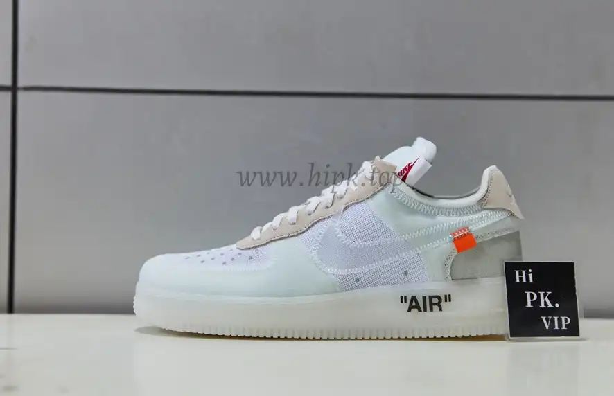 PK God Off-White Nike Air Force 1 One Low The 10 Ten Virgil Abloh retail materials ready to ship