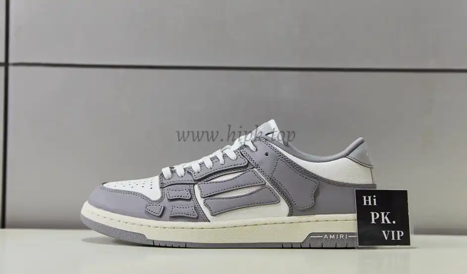 Pk God Amiri Men’s Skel LOW Sneakers GREY retail materials ready to ship